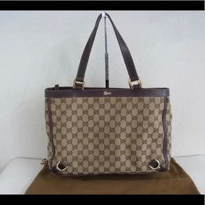 Authentic Gucci Abbey tote